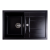  Chiuvete bucatarie Elefant  Premium Troya 7850 negru metalic